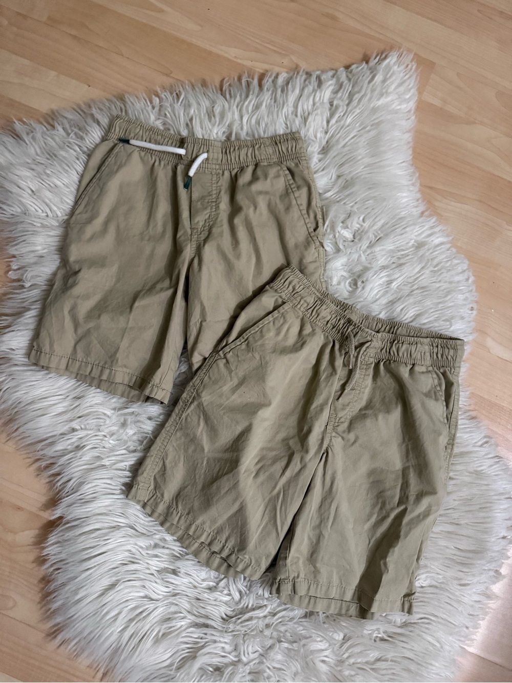 Cat & Jack Boys Tan Pull On Shorts 8